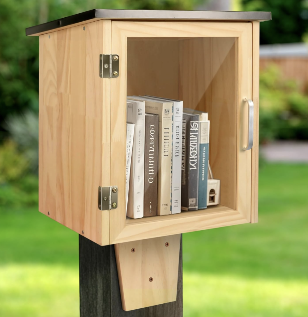 Outdoor Library Book Boxes!